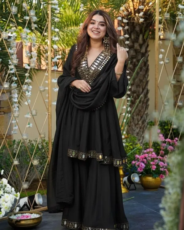 Midnight_Black_Real_Mirror_Work_Pure_Chinon_Silk_Sharara_Set