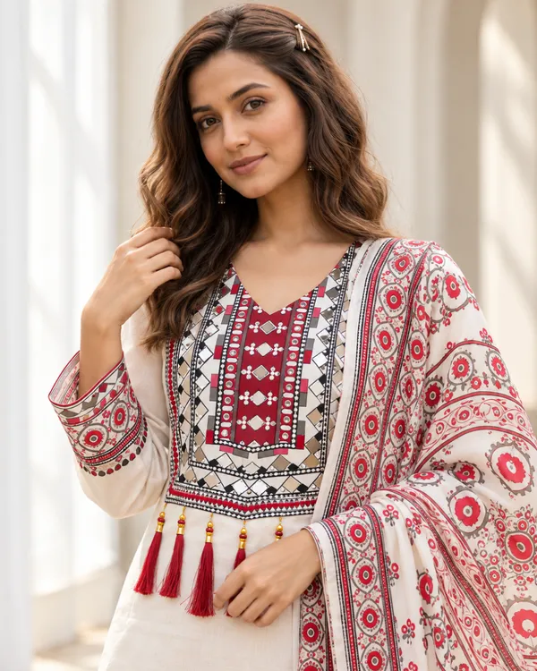 Ivory_Maroon_Mirror_Work_Muslin_Digital_Print_Palazzo_Set