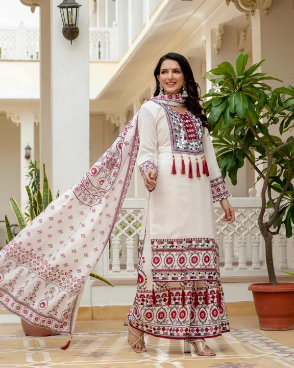 Ivory_Maroon_Mirror_Work_Muslin_Digital_Print_Palazzo_Set