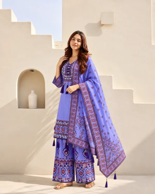Peri_Blue_Mirror_Work_Muslin_Digital_Print_Palazzo_Set
