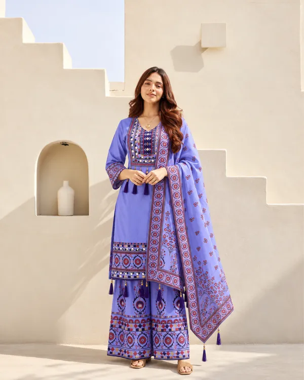 Peri_Blue_Mirror_Work_Muslin_Digital_Print_Palazzo_Set