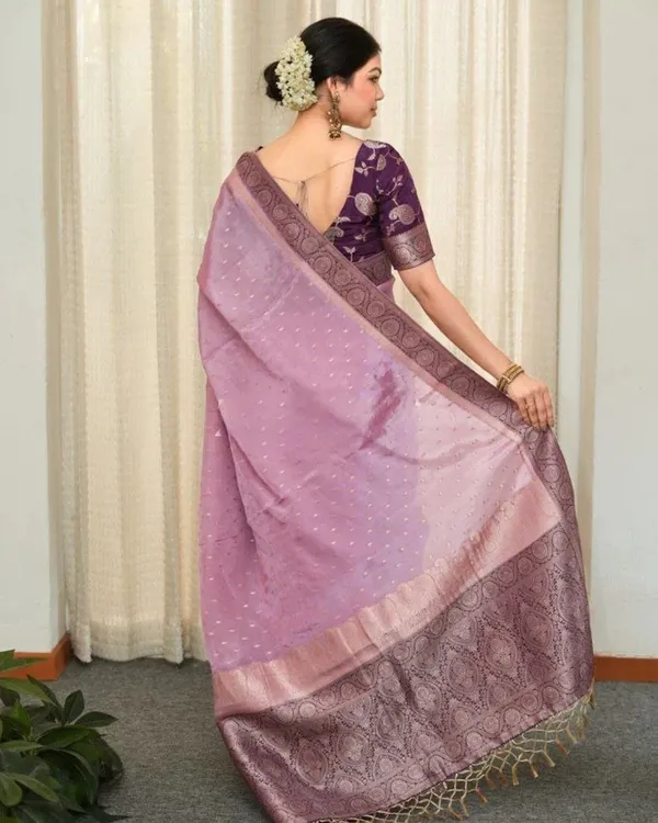 Lilac_Violet_Lichi_Silk_Saree_Default_Title