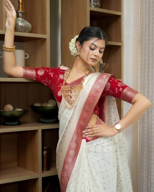Ivory_Wine_Lichi_Silk_Saree_Default_Title
