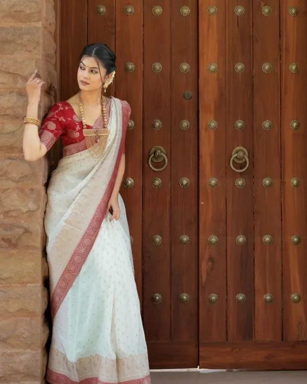 Ivory_Wine_Lichi_Silk_Saree_Default_Title