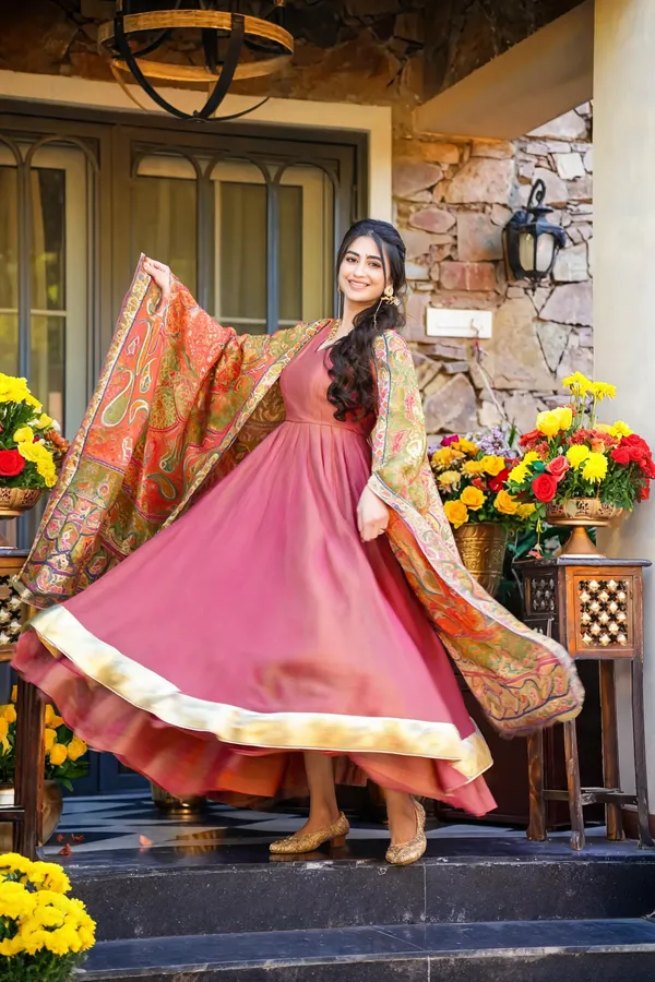 Festive_Wear_Pink_Flowy_Anarkali_Suit_With_Printed_Dupatta