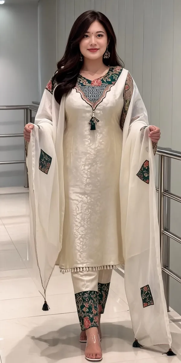 Cream_Banarasi_Handwork_Suit_Set_with_Jacquard_Dupatta