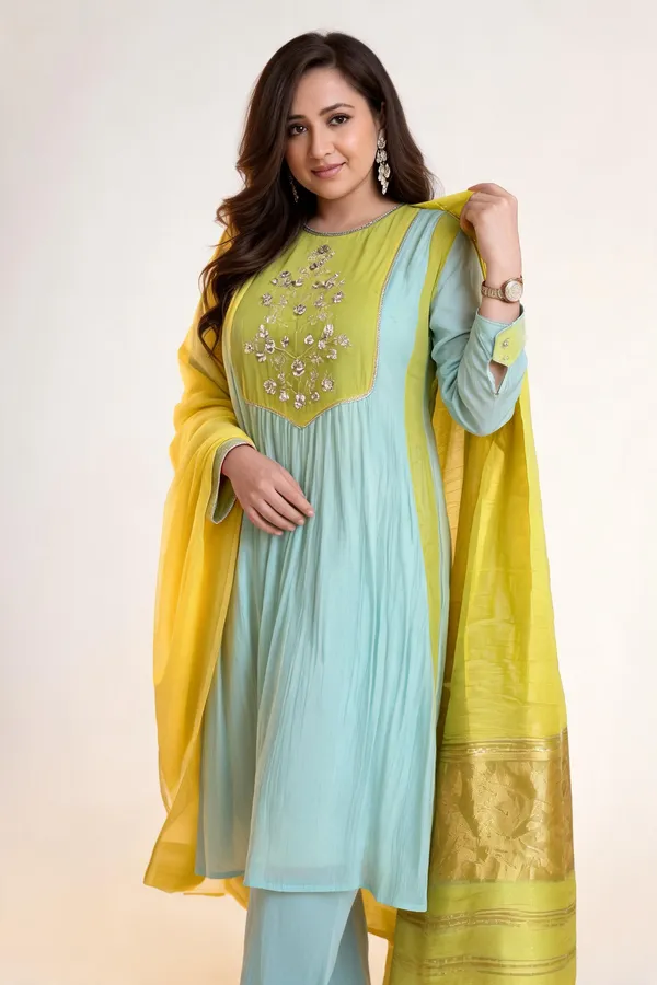 Pure_Mul_Chanderi_Suit_Set_with_Banarasi_Lagadi_Dupatta_&_Handwork