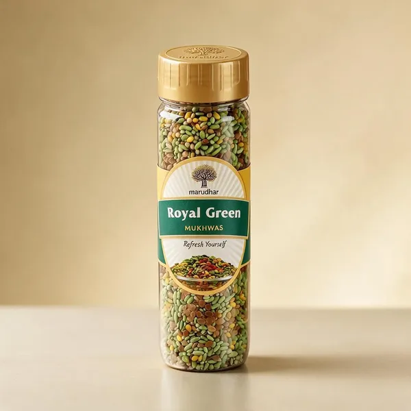Marudhar_Royal_Green_Mix_Mukhwas_Mouth_Freshener_230_Gm_Pack_Of_3