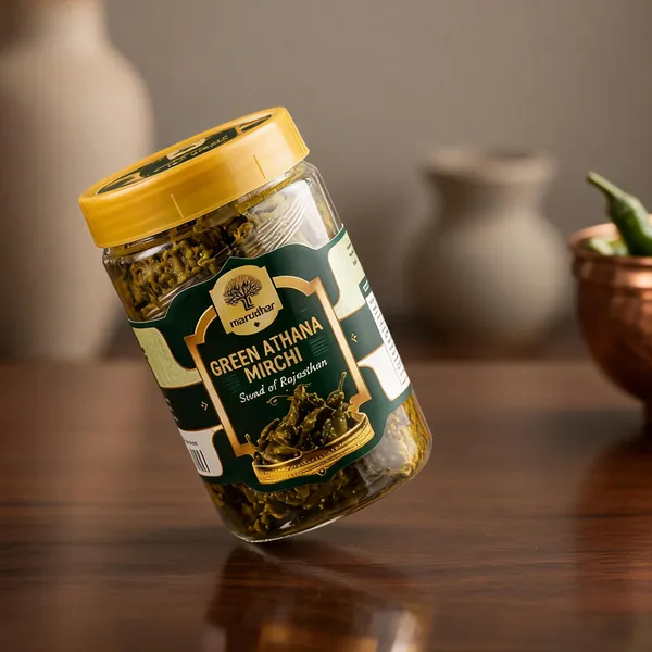 Marudhar_Green_Athana_Mirchi_Chilli_Pickle_200_Gm_Pack_Of_3