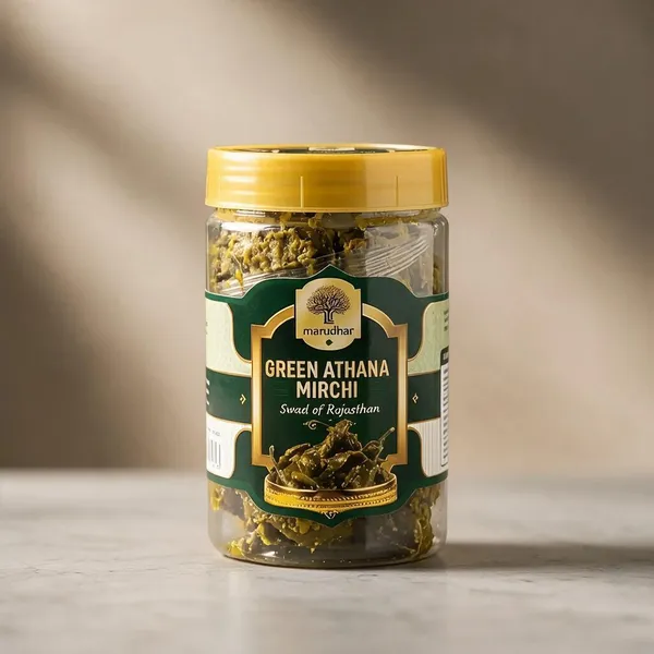 Marudhar_Green_Athana_Mirchi_Chilli_Pickle_200_Gm_Pack_Of_3