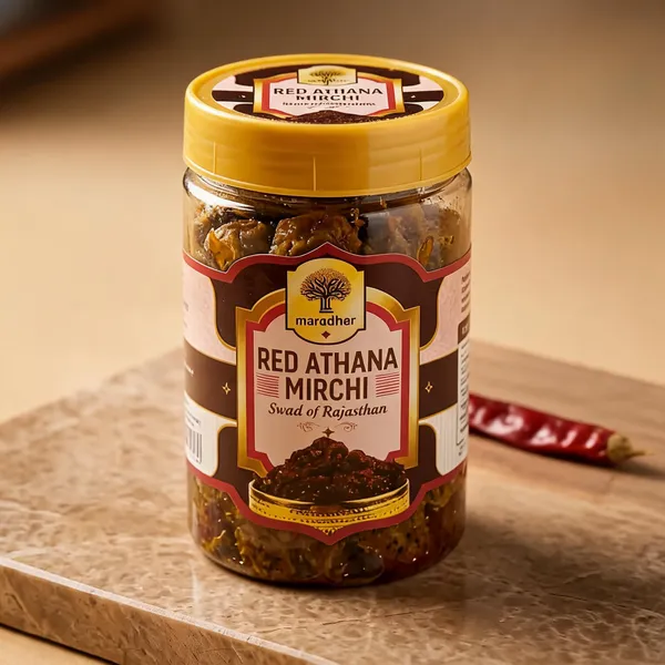 Marudhar_Red_Athana_Mirchi_Garlic_Pickle_200_Gm_Pack_Of_3