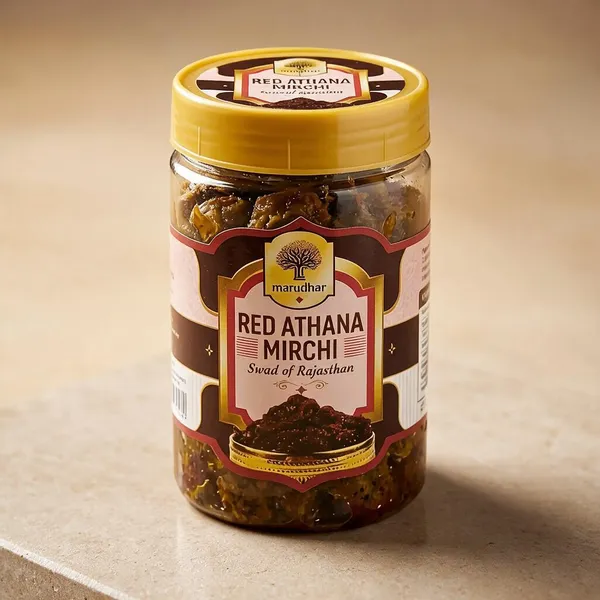 Marudhar_Red_Athana_Mirchi_Garlic_Pickle_200_Gm_Pack_Of_3
