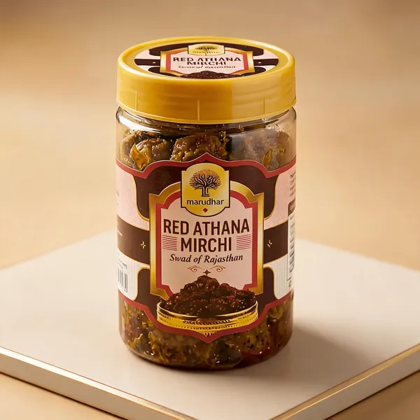 Marudhar_Red_Athana_Mirchi_Garlic_Pickle_200_Gm_Pack_Of_3