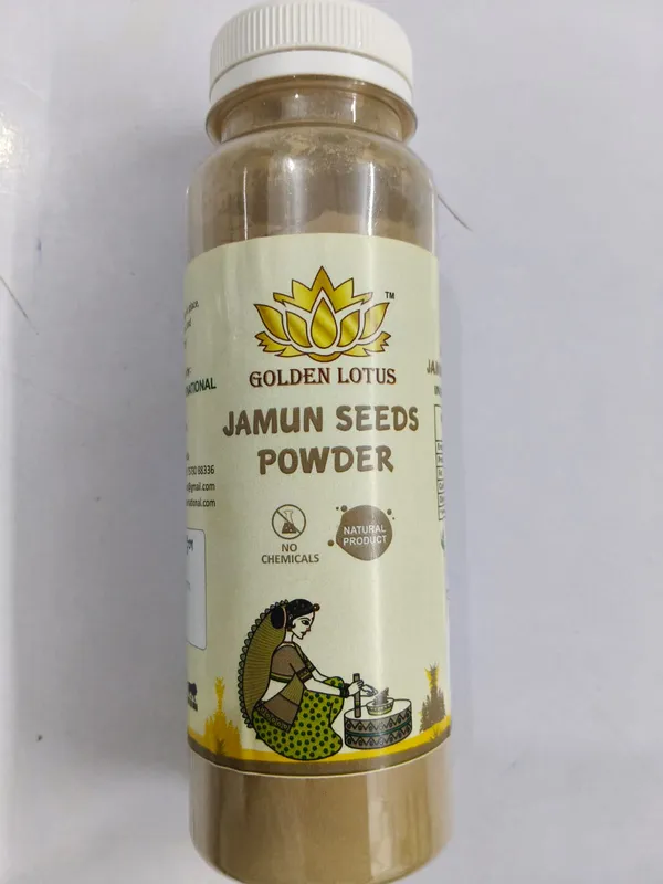 Golden_Lotus_Jamun_Seeds_Powder_100G_Pack_Of_2
