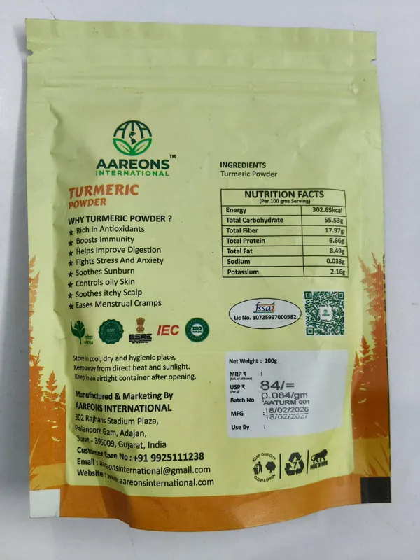 Golden_Lotus_Turmeric_Spice_Powder_100G_Pack_Of_2