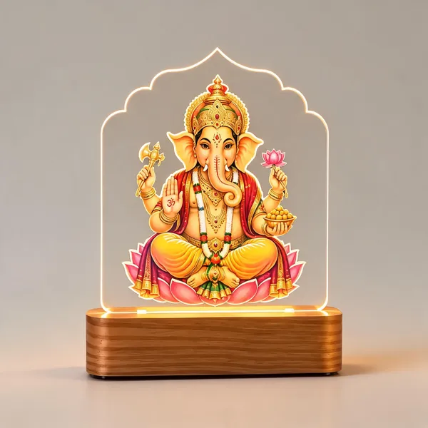 Acrylic_Wooden_Base_Ganesha_LED_Decorative_Table_Lamp