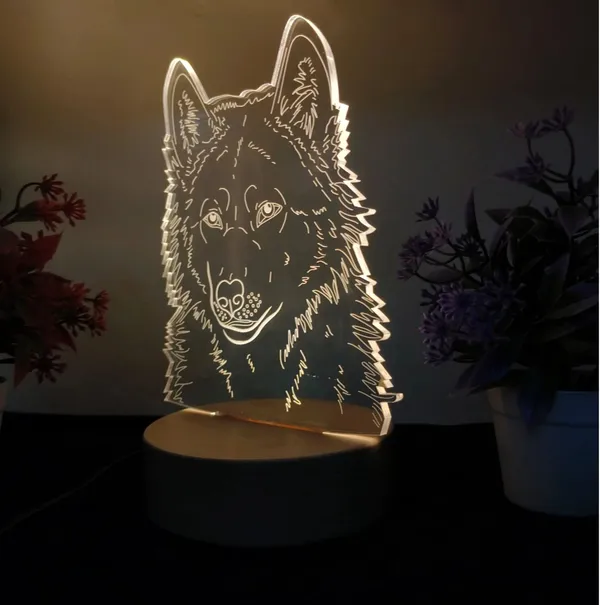Acrylic_Wolf_Illustration_Print_LED_Table_Lamp