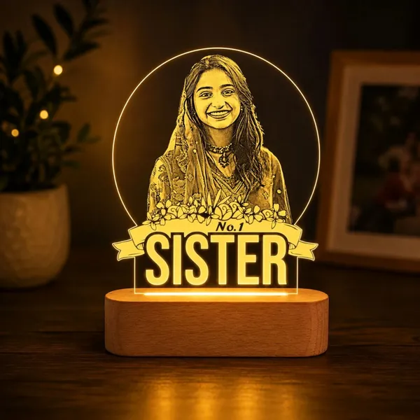 Acrylic_Sister_Theme_Illuminated_LED_Table_Lamp_With_Wooden_Base