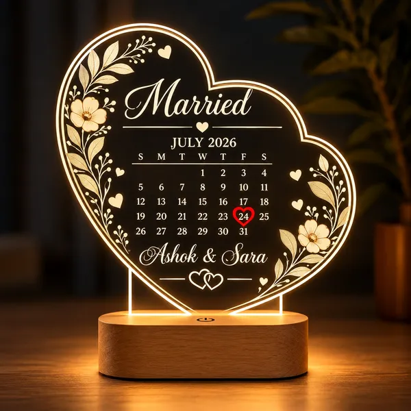 Acrylic_Wooden_Base_Personalized_Wedding_Calendar_LED_Table_Lamp