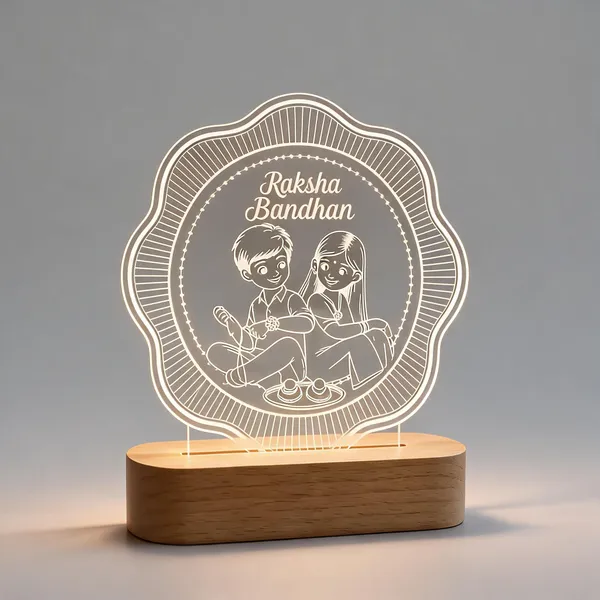Acrylic_Raksha_Bandhan_Engraved_LED_Table_Lamp