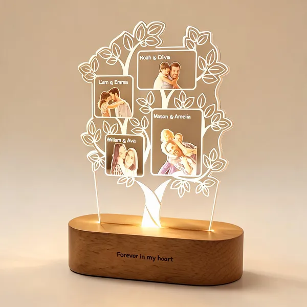 Acrylic_Wooden_Base_Family_Photo_LED_Photo_Frame_Lamp