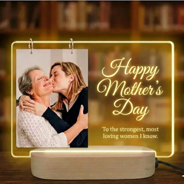 Tokens_N_Tales_Acrylic_Mother's_Day_Photo_Frame_with_LED_Base_|_Gift_for_Mom