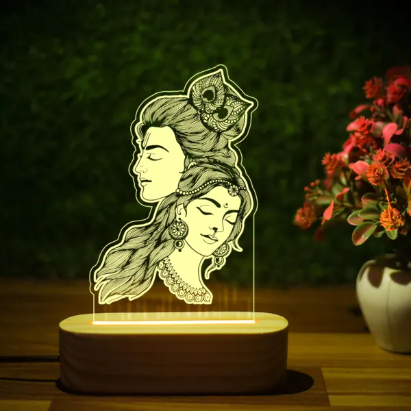 Tokens_N_Tales_Acrylic_Shiva_Parvati_LED_Illusion_Table_Lamp