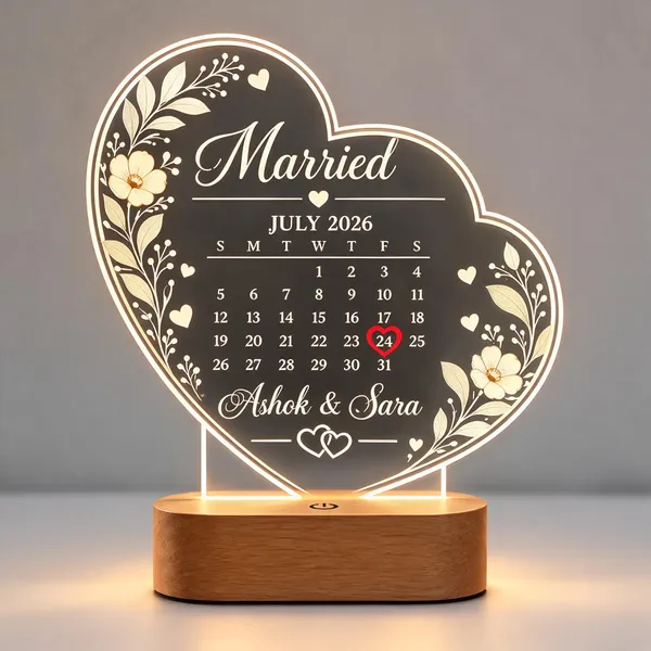 Acrylic_Wooden_Base_Personalized_Wedding_Calendar_LED_Table_Lamp