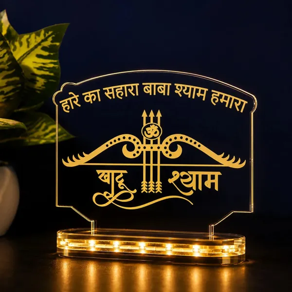 Tokens_N_Tales_Acrylic_Khatu_Shyam_Devotional_LED_Display