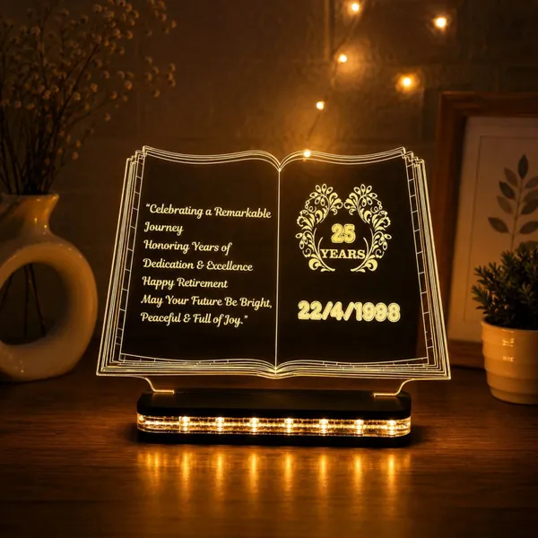 Tokens_N_Tales_Acrylic_Retirement_Personalized_LED_Table_Plaque_|_Gift_for_Retiree