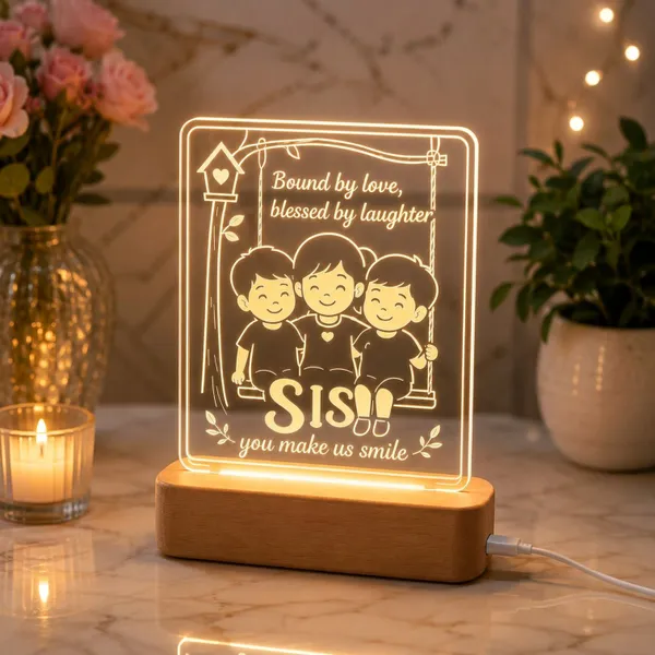 Tokens_N_Tales_Acrylic_Sister_LED_Lamp_|_Gift_for_Sister