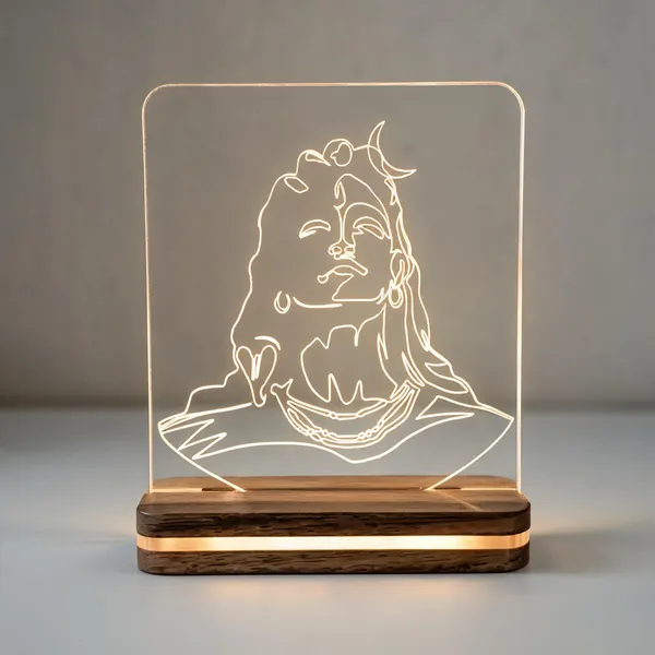 Acrylic_&_Wood_Spiritual_Shiva_LED_Table_Lamp