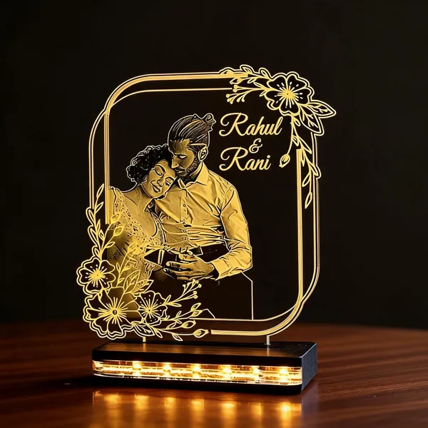 Acrylic_Wooden_Base_Personalized_Floral_Photo_Frame_Lamp