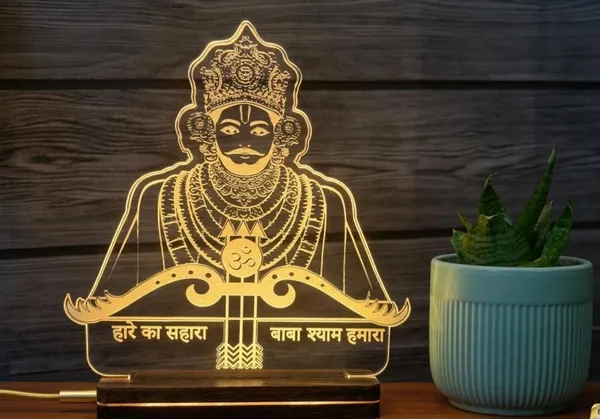 Tokens_N_Tales_Acrylic_Baba_Shyam_Religious_LED_Lamp