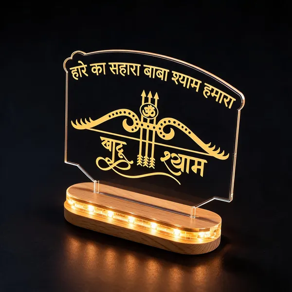 Acrylic_Devotional_Khatu_Shyam_LED_Tabletop_Decor