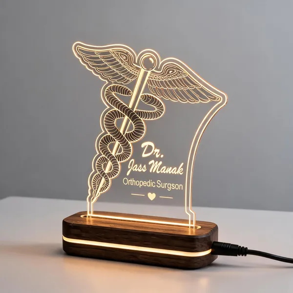 Acrylic_Medical_Caduceus_LED_Desk_Lamp_With_Wooden_Base