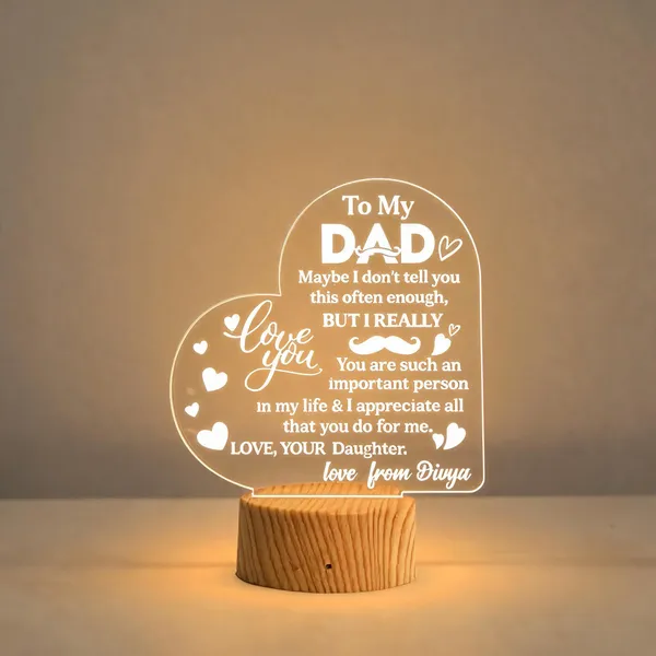 Acrylic_Dad_Message_LED_Table_Lamp_With_Wooden_Base