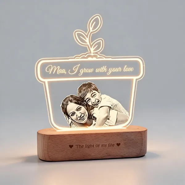 Acrylic_Wooden_Base_Mother_And_Son_LED_Photo_Table_Lamp