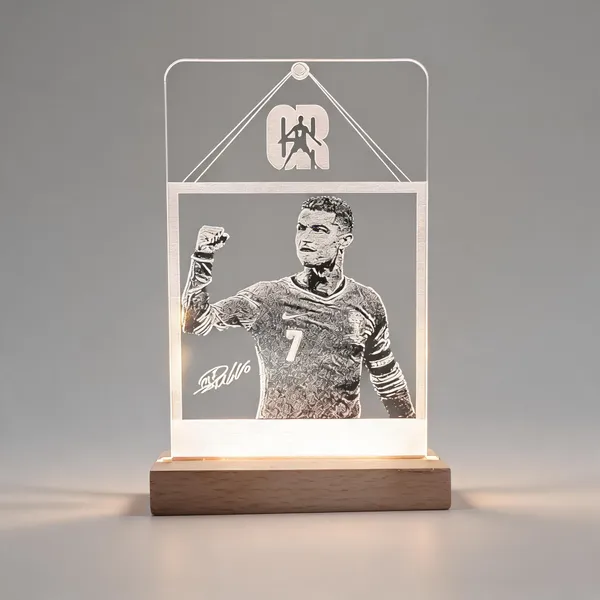 Acrylic_Football_Ronaldo_Theme_LED_Photo_Frame