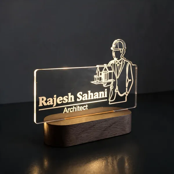 Acrylic_Personalized_Architect_LED_Name_Plate