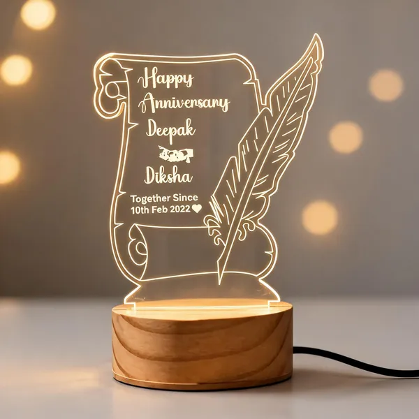 Acrylic_Wooden_Base_Personalized_Anniversary_LED_Table_Lamp