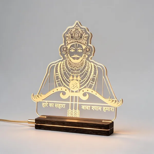 Acrylic_&_Wood_Baba_Shyam_Religious_LED_Table_Lamp