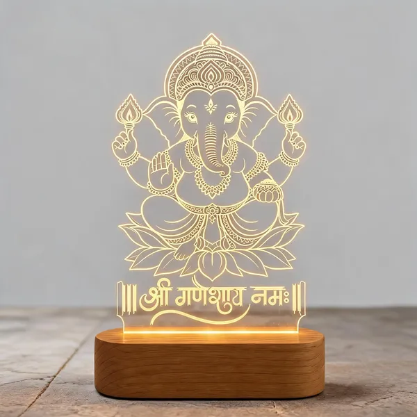 Acrylic_Ganesh_Religious_LED_Table_Lamp