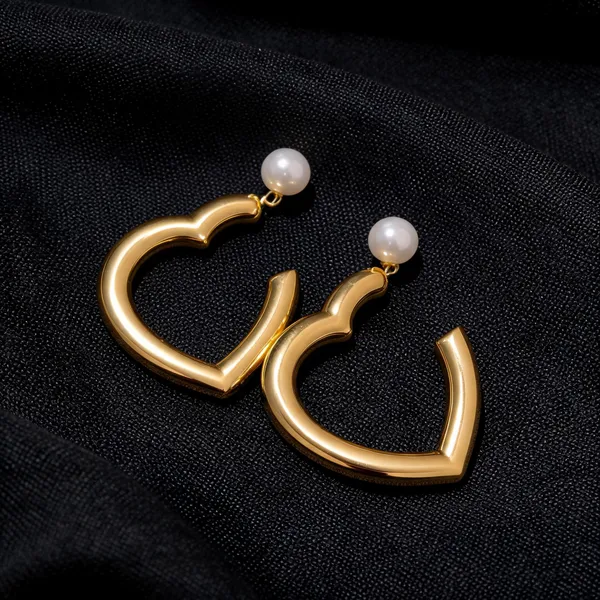 Gold_Tone_Pearl_Accent_Hoop_Earrings_for_Women