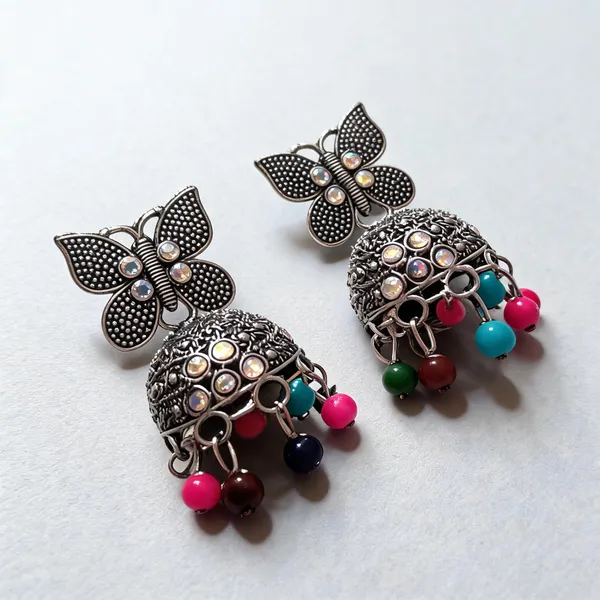 Silver-Tone_Butterfly_Jhumka_Earrings_for_Women