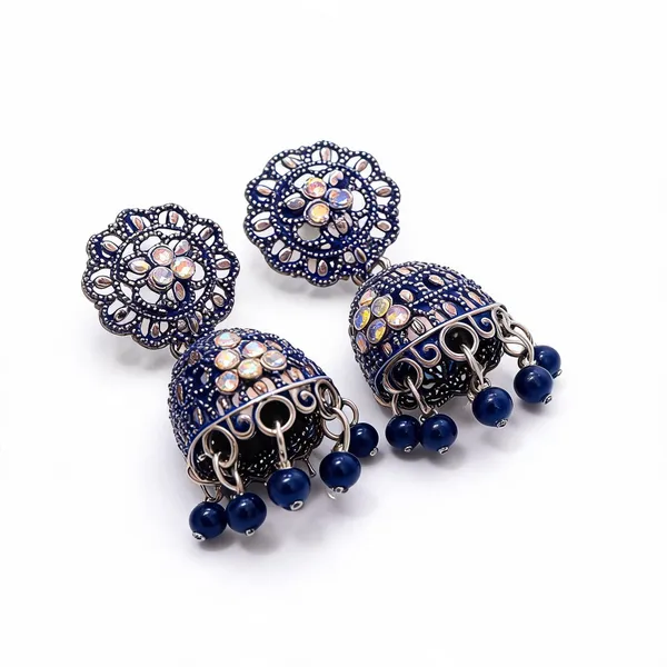Blue_Embellished_Jhumka_Earrings_for_Women