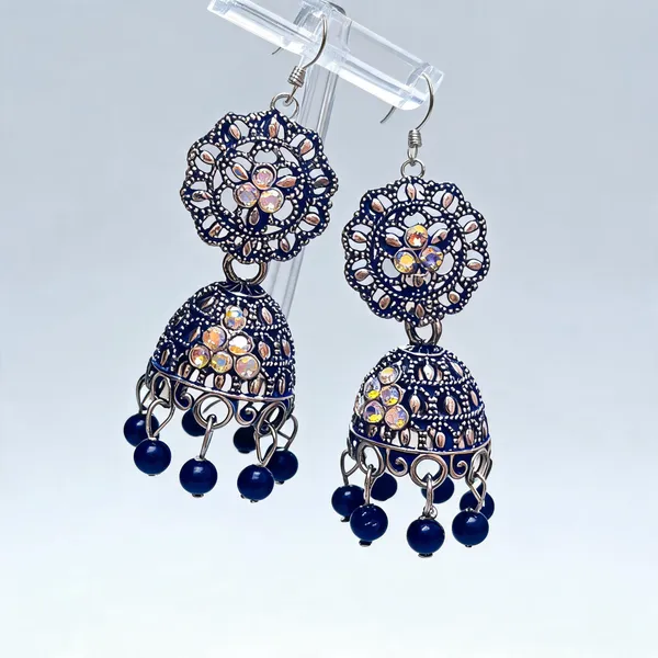 Blue_Embellished_Jhumka_Earrings_for_Women