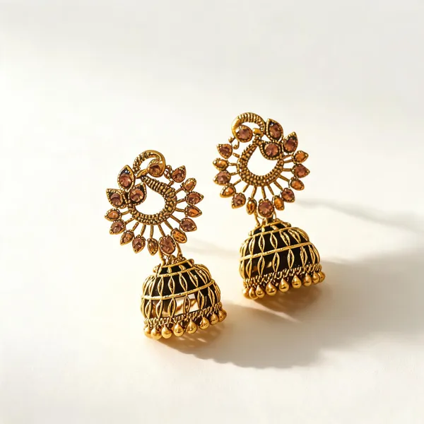 Gold_Tone_Jhumka_Earrings_for_Women