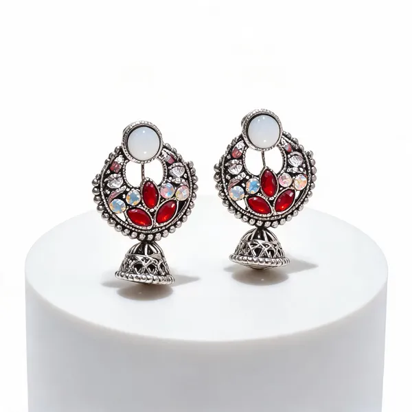 Silver-Tone_Traditional_Jhumka_Earrings_for_Women