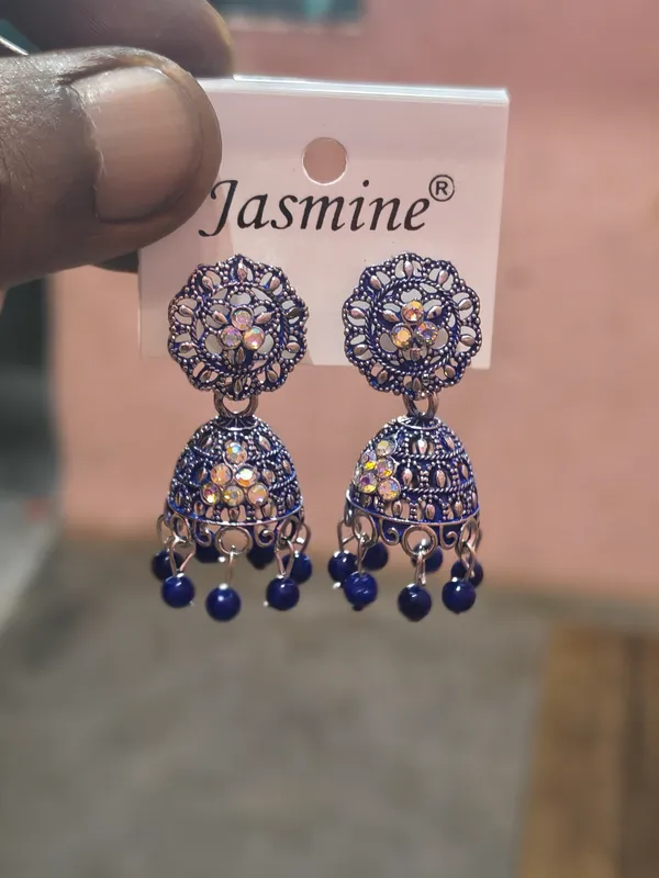 Blue_Embellished_Jhumka_Earrings_for_Women